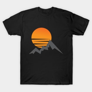 A Scenic Sunrise from the mountains T-Shirt